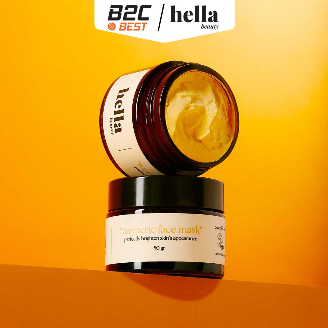 MẶT NẠ NGHỆ DƯỠNG TRẮNG GIẢM THÂM HELLA BEAUTY – 100% TINH CHẤT NGHỆ