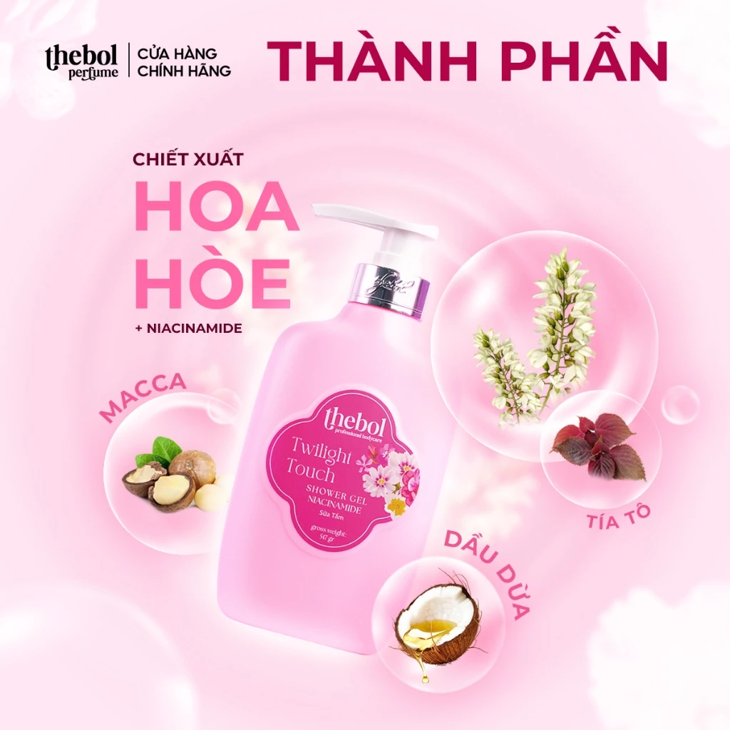 THEBOL SỮA TẮM HƯƠNG NƯỚC HOA – TWILIGHT TOUCH