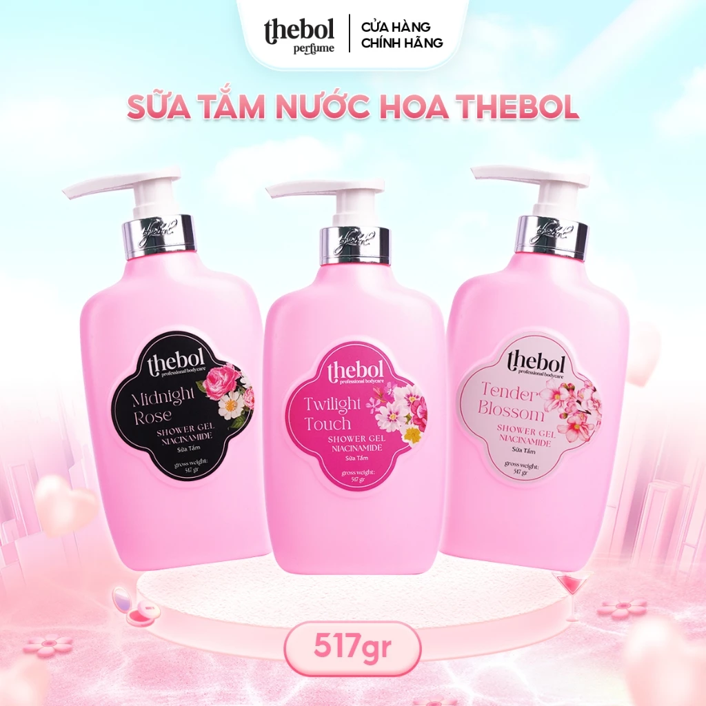 THEBOL SỮA TẮM HƯƠNG NƯỚC HOA – MIDNIGHT ROSE