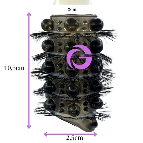 Bao Đôn Dên Hở Đầu Kèm 5 Vòng Đeo Đuôi Ngựa