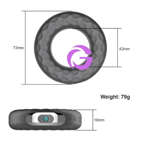 Vòng đeo cậu nhỏ hình Donut rung 10 chức năng