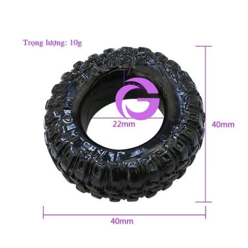 Vòng đeo cậu nhỏ silicon Rally Tire bộ 2 vòng