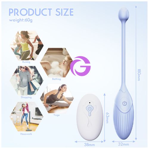 Trứng rung tình yêu nụ hoa hồng điều khiển từ xa