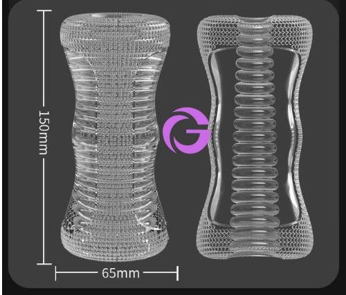 Cốc Thủ Dâm Mini 2 Đầu Chất Liệu Trong Suốt
