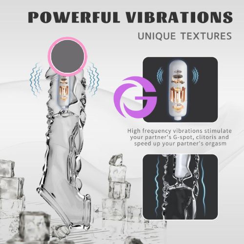 Bao đôn dên trong suốt rung đầu Dragon Root