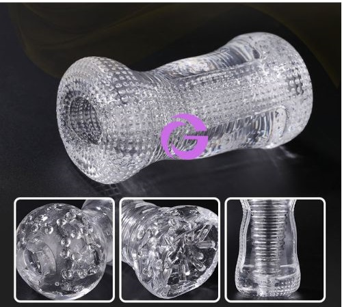 Cốc Thủ Dâm Mini 2 Đầu Chất Liệu Trong Suốt