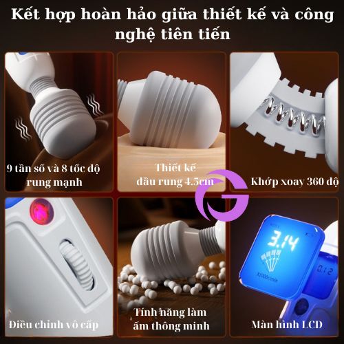 Chày Mizzee AiChao Màn Hình LCD Rung Đa Chế Độ