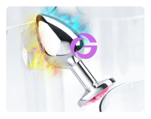 Combo 3 Plug Hậu Môn Đính Đá Quý Kim Cương INOX