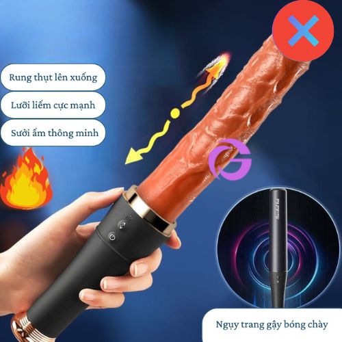 Gậy Lilo bóng chày rung thụt làm ấm tự động