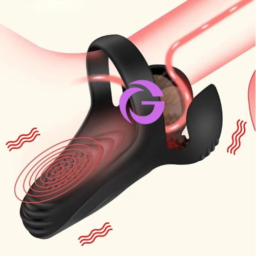 Vòng rung đáy chậu kèm bao quanh bìu rung 10 chế độ