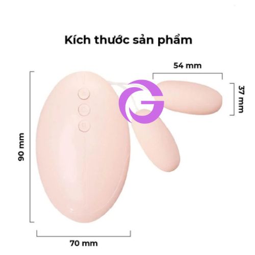 Trứng rung hai đầu Durex Dual Head 11 chế độ