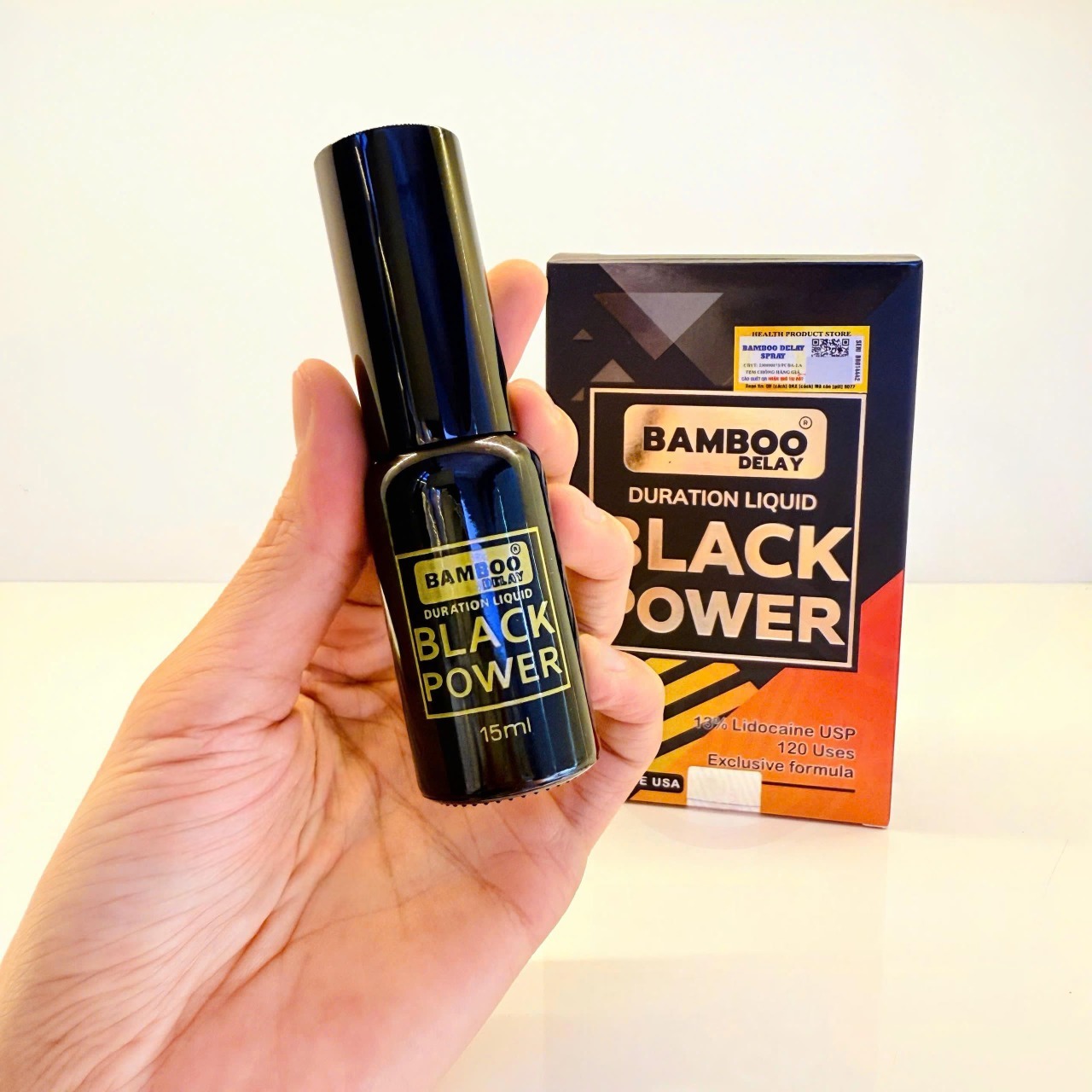 Chai xịt Bamboo Black Power Kéo Dài Thời Gian
