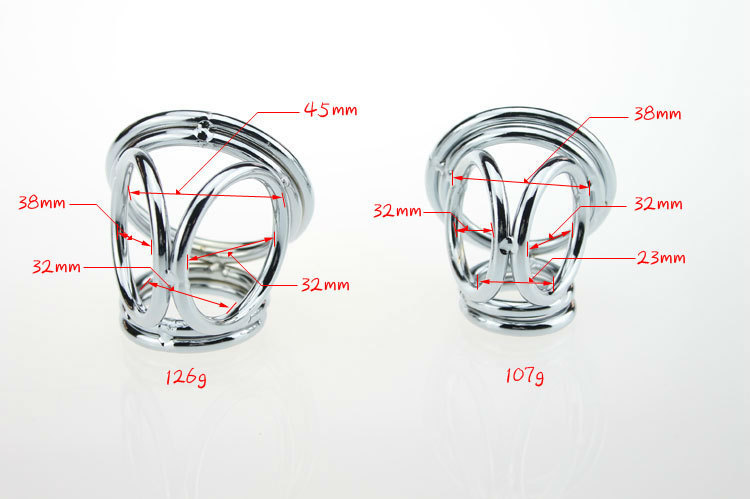 Vòng Đeo Dương Vật Inox 6 Vòng Liền Nhau