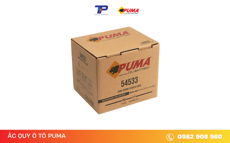 Ắc quy Puma 54533 (45Ah; 420CCA)