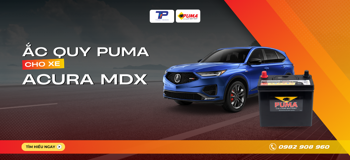 Ắc quy xe Acura MDX: Bảng giá và thông số kỹ thuật