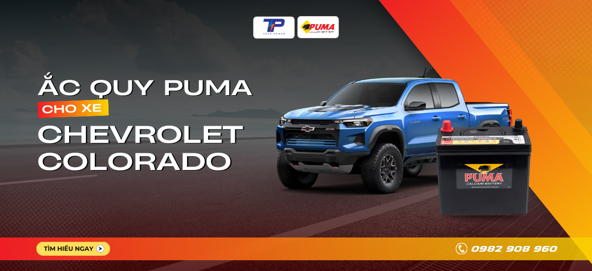 Ắc quy xe Chevrolet Colorado: Bảng giá và thông số kỹ thuật