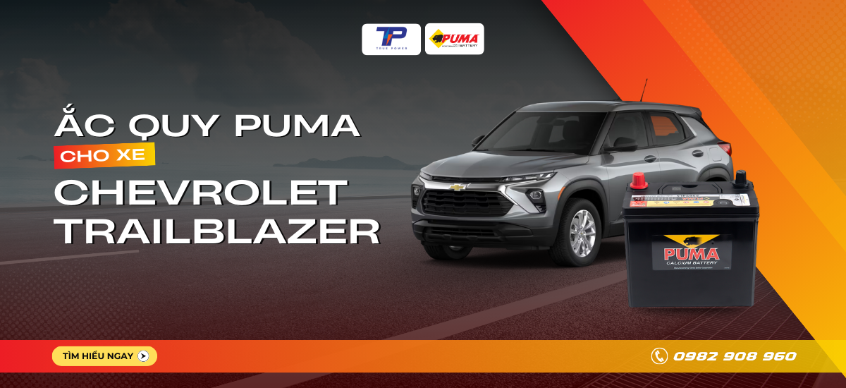 Ắc quy xe Chevrolet Trailblazer: Bảng giá và thông số kỹ thuật