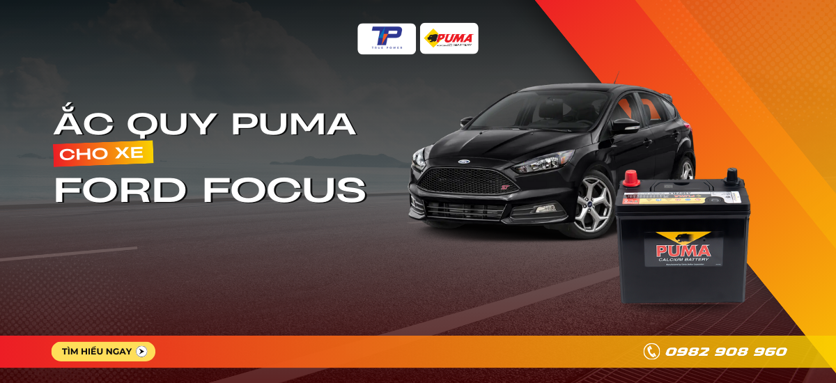 Ắc quy xe Ford Focus: Bảng giá và thông số kỹ thuật