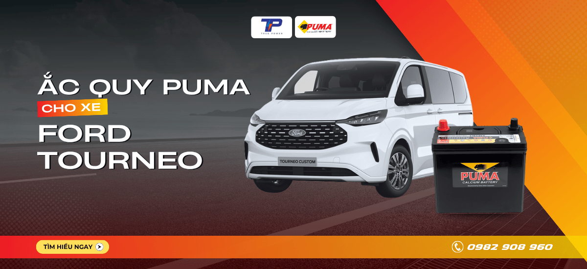 Ắc quy xe Ford Tourneo: Bảng giá và thông số kỹ thuật