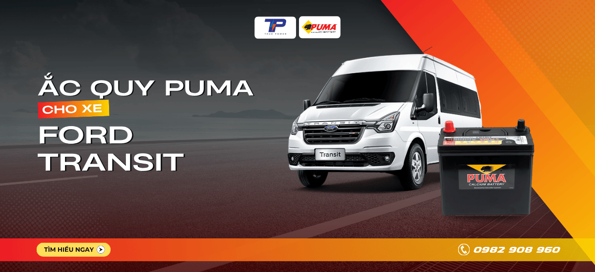 Ắc quy xe Ford Transit: Bảng giá và thông số kỹ thuật