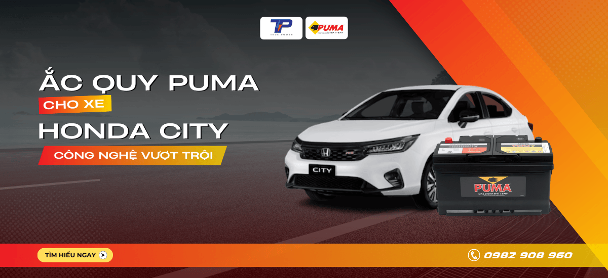Ắc quy xe Honda City: Bảng giá và thông số kỹ thuật