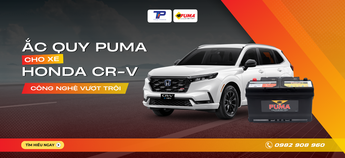 Ắc quy xe Honda CR-V: Bảng giá và thông số kỹ thuật