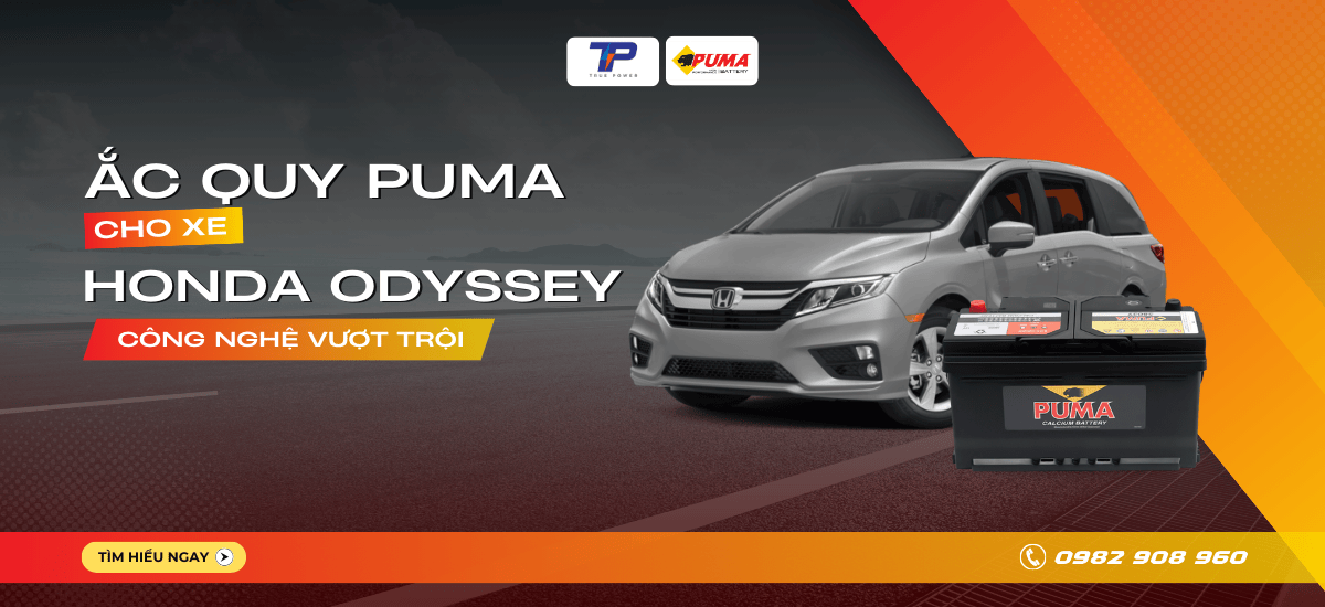 Ắc quy xe Honda Odyssey: Bảng giá và thông số kỹ thuật