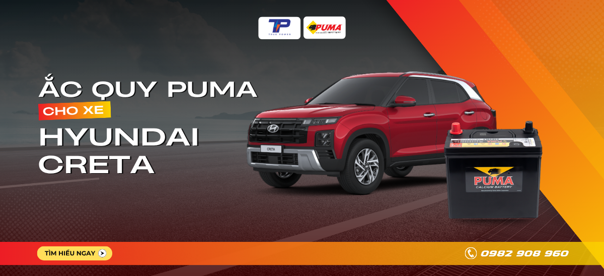 Ắc quy xe Hyundai Creta: Bảng giá và thông số kỹ thuật