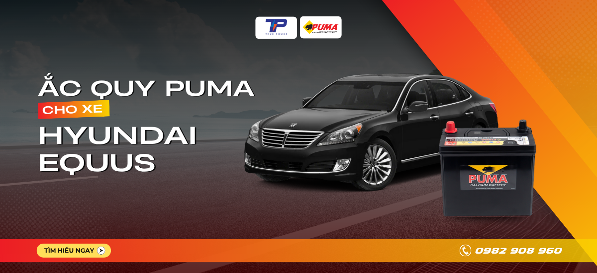 Ắc quy xe Hyundai Equus: Bảng giá và thông số kỹ thuật