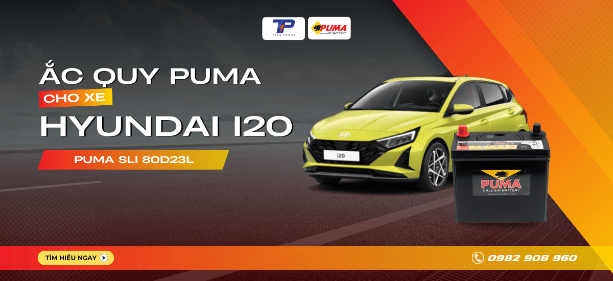 Ắc quy xe Hyundai i20: Bảng giá và thông số kỹ thuật