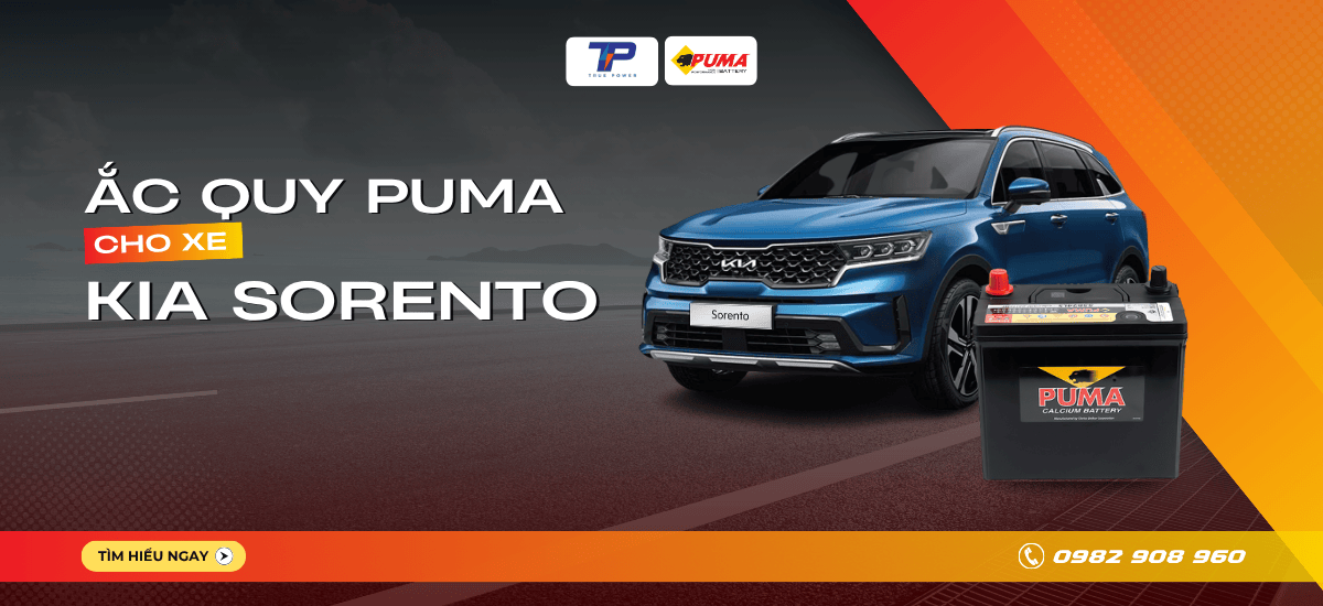 Ắc quy xe Kia Sorento: Bảng giá và thông số kỹ thuật