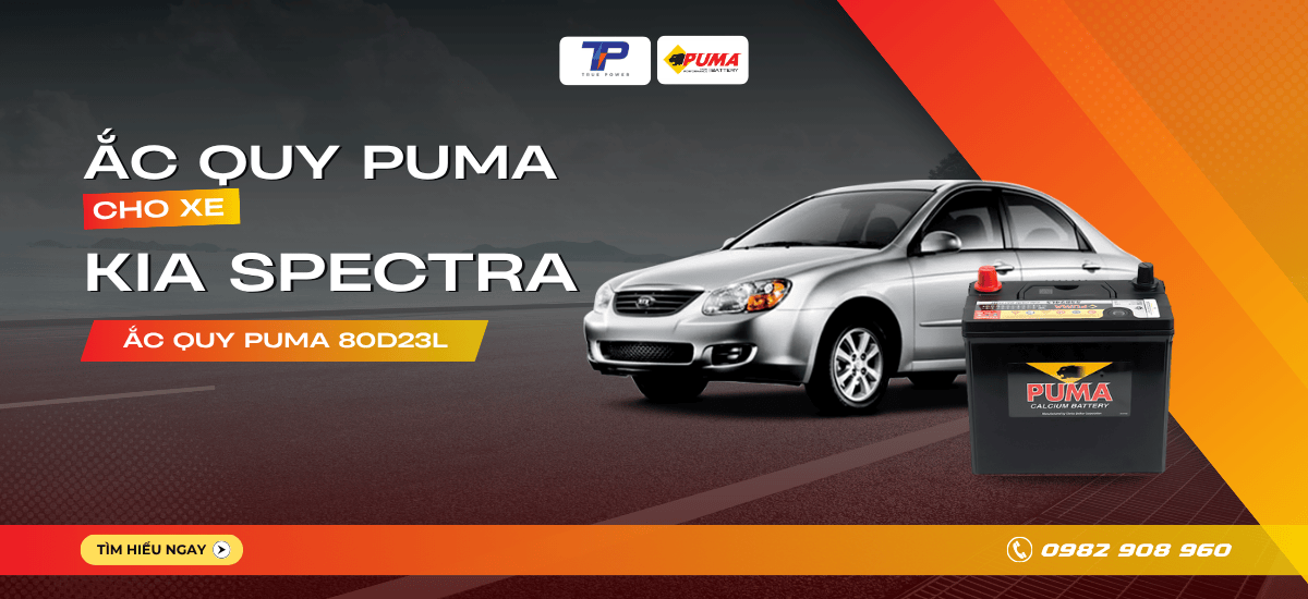 Ắc quy xe Kia Spectra: Bảng giá và thông số kỹ thuật