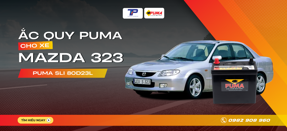 Ắc quy xe Mazda 323: Bảng giá và thông số kỹ thuật