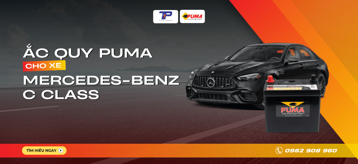 Ắc quy xe Mercedes-Benz C-Class: Bảng giá và thông số kỹ thuật