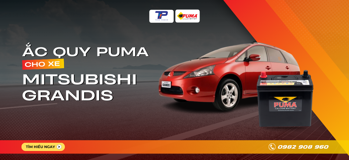 Ắc quy xe Mitsubishi Grandis: Bảng giá và thông số kỹ thuật