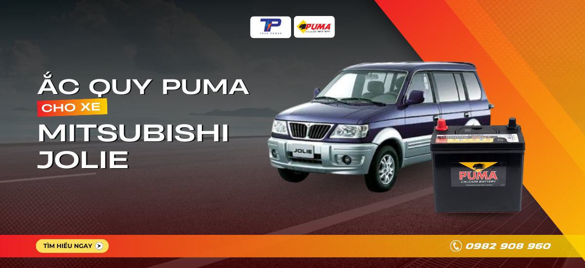 Ắc quy xe Mitsubishi Jolie: Bảng giá và thông số kỹ thuật