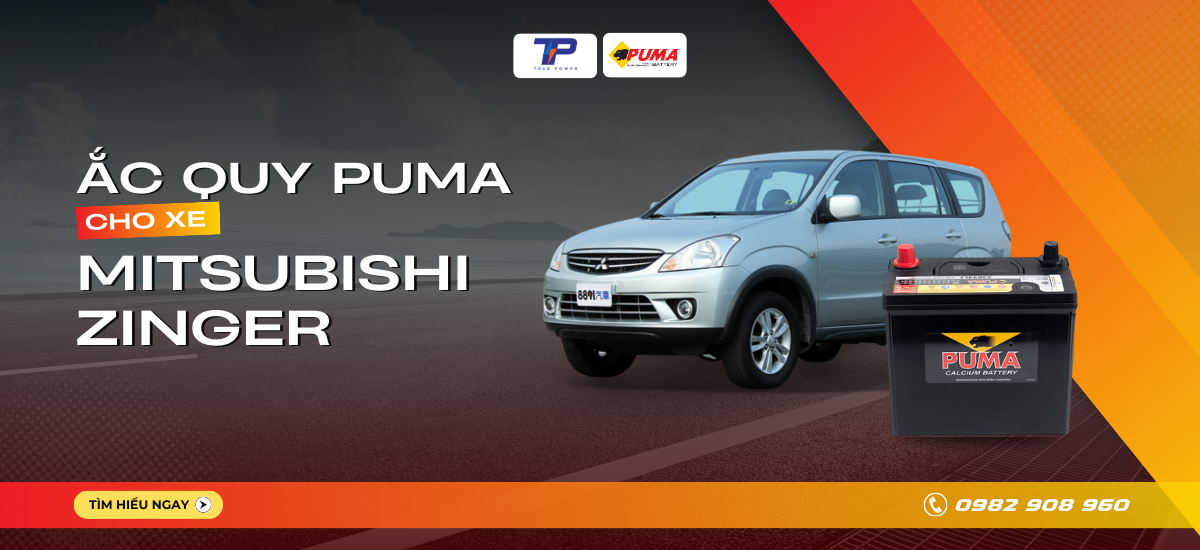 Ắc quy xe Mitsubishi Zinger: Bảng giá và thông số kỹ thuật
