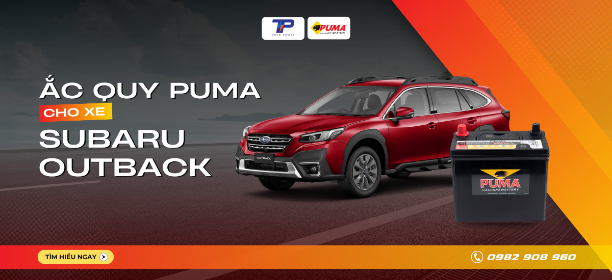 Ắc quy xe Subaru Outback: Bảng giá và thông số kỹ thuật