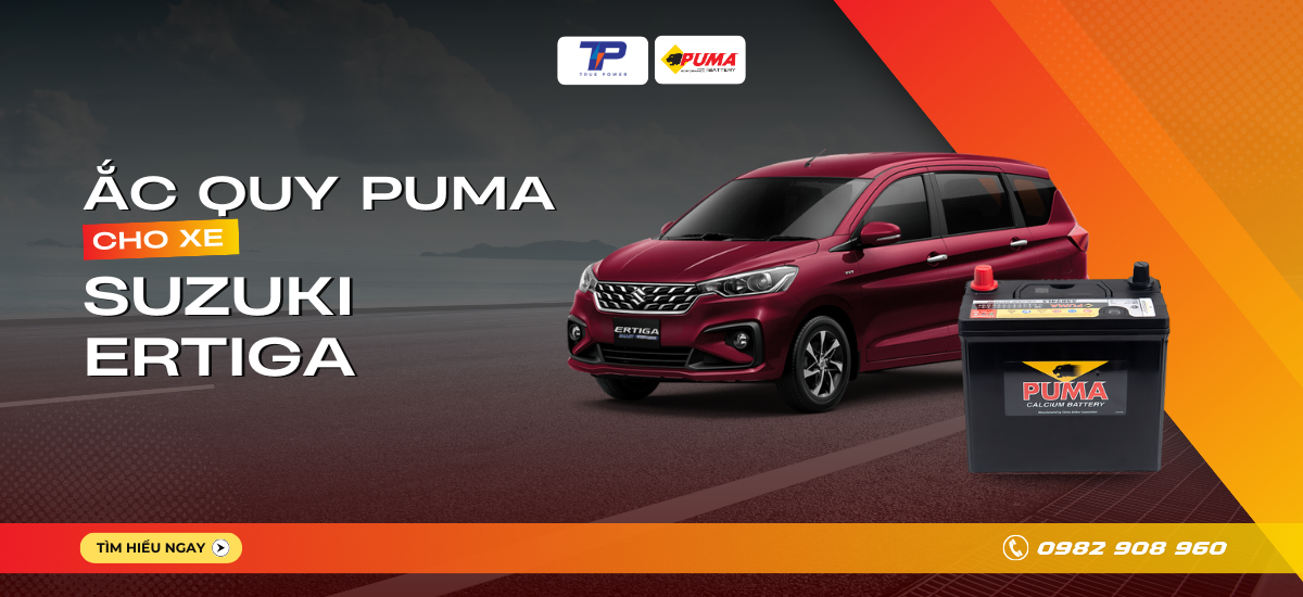 Ắc quy xe Suzuki Ertiga: Bảng giá và thông số kỹ thuật