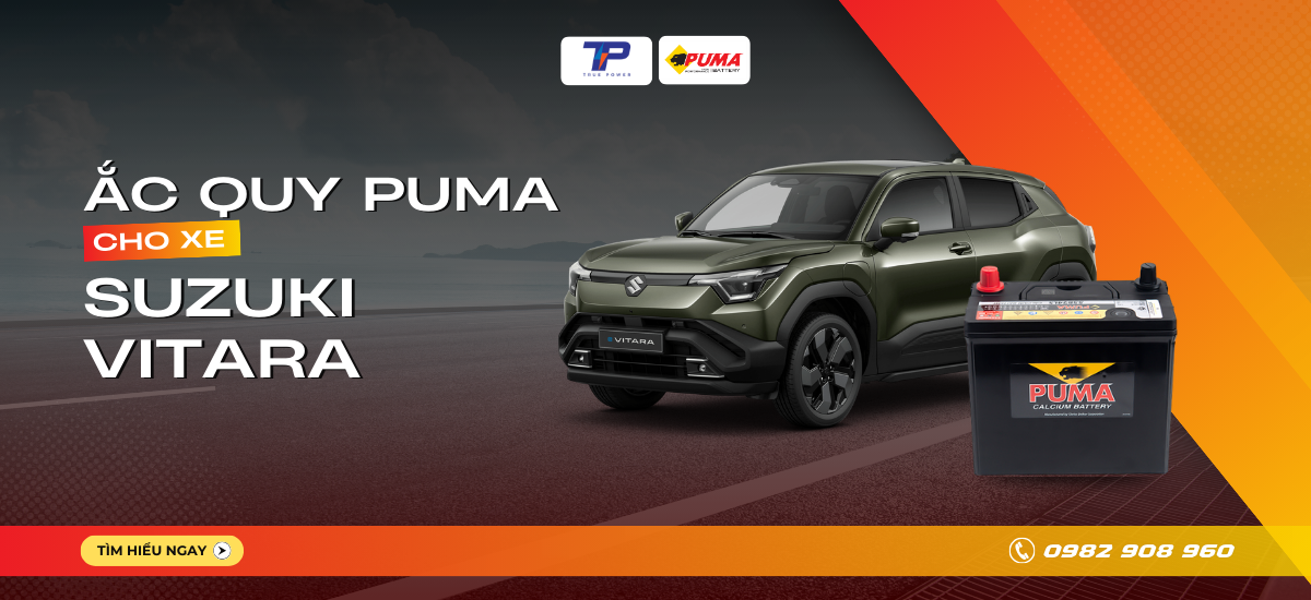 Ắc quy xe Suzuki Vitara: Bảng giá và thông số kỹ thuật