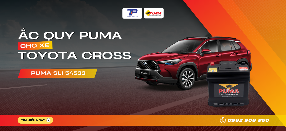 Ắc quy xe Toyota Cross: Bảng giá và thông số kỹ thuật