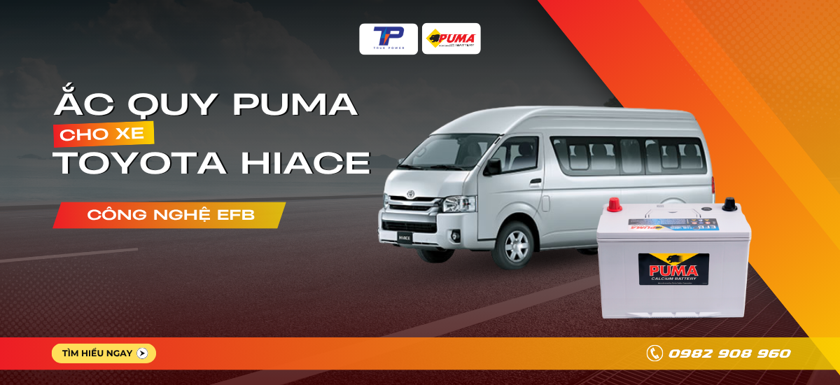 Ắc quy xe Toyota Hiace: Bảng giá và thông số kỹ thuật