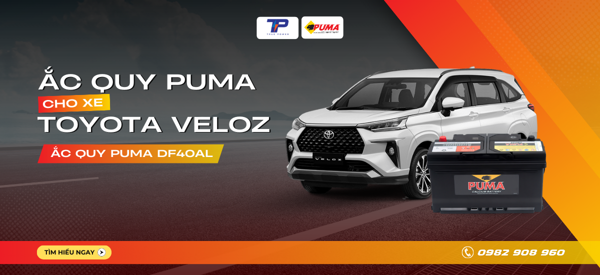 Ắc quy xe Toyota Veloz: Bảng giá và thông số kỹ thuật