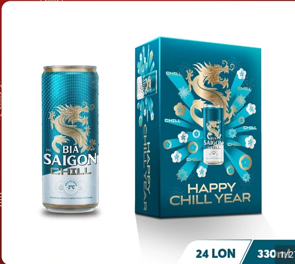 Bia Sài Gòn - 333 Lon 330ml