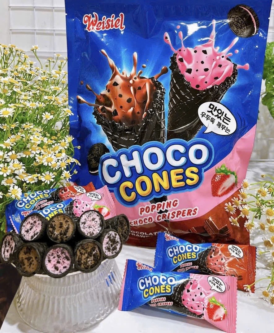 Bánh Weisiel -Bánh ốc quế oreo 300g