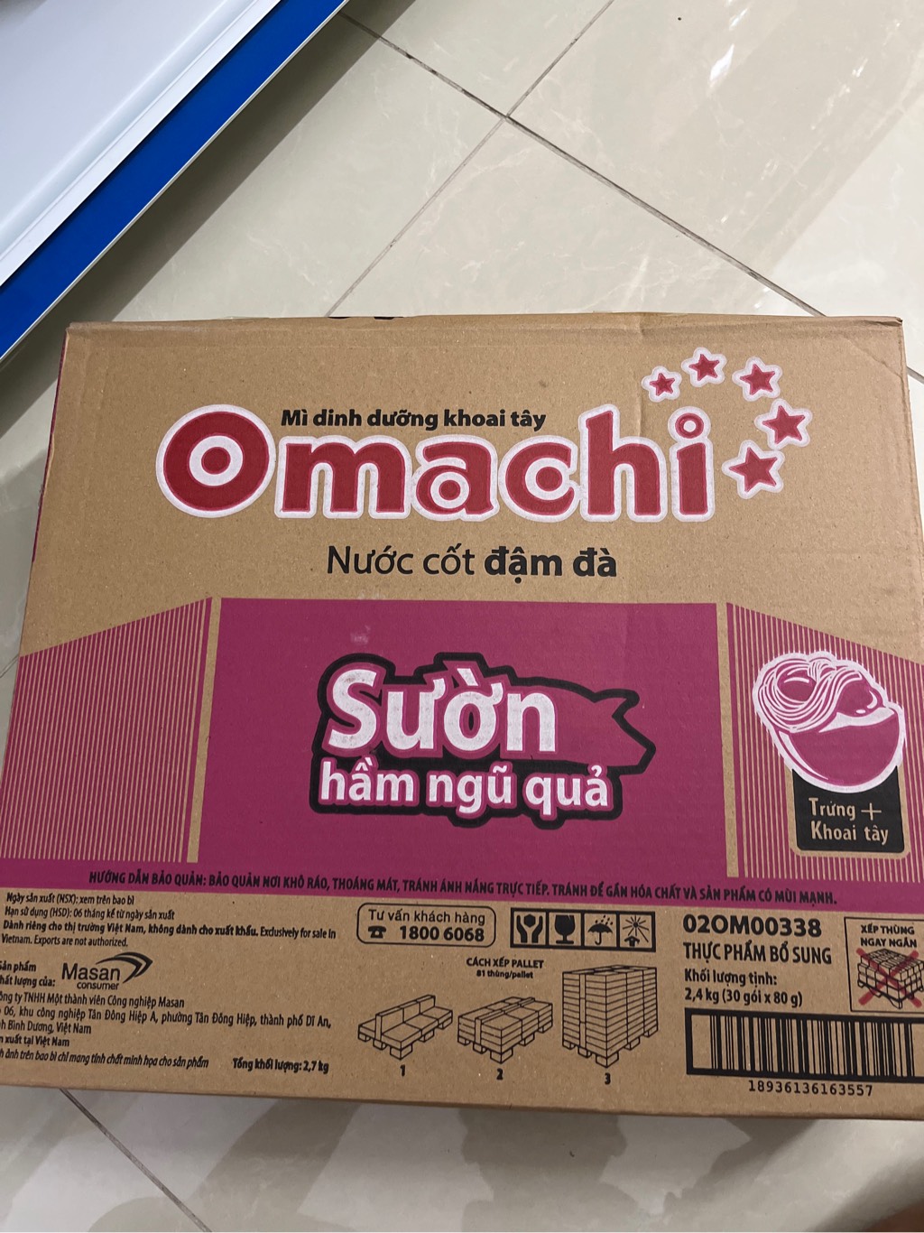 Mì tôm Omachi