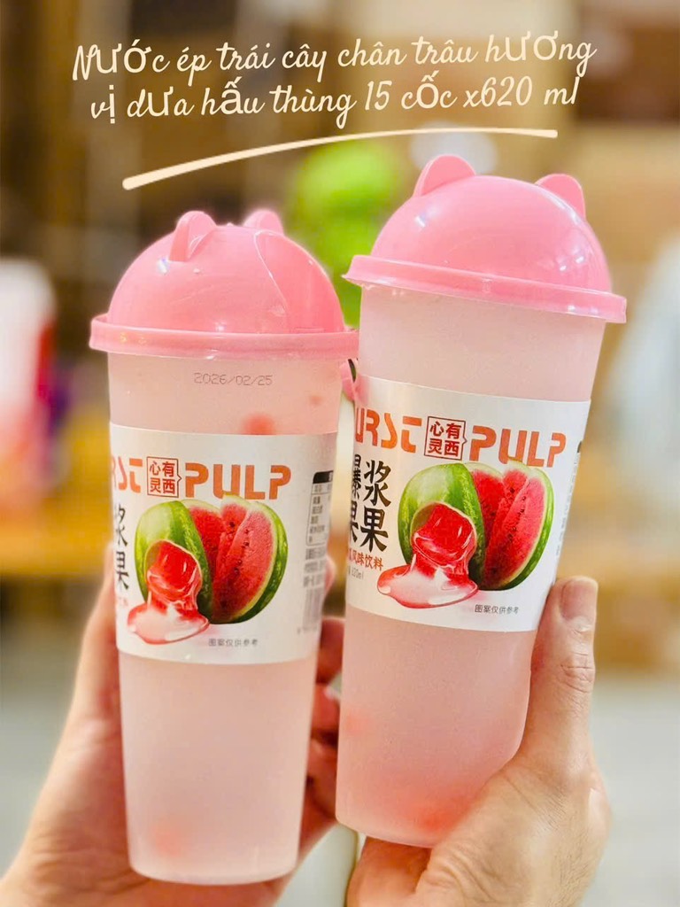 Nước ép chân Trâu - Dưa hấu 620ml