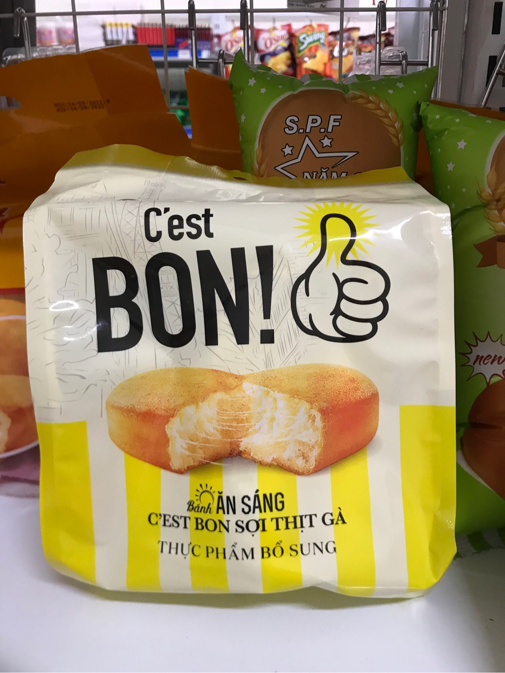 Bánh Bon ăn sáng