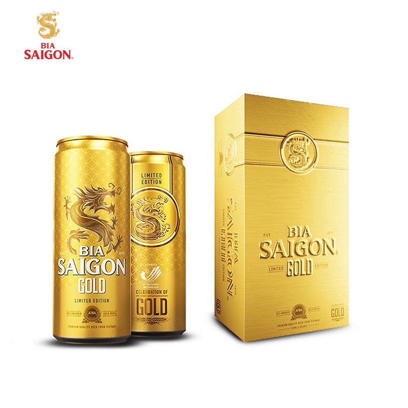 Bia Sài Gòn - 333 Lon 330ml
