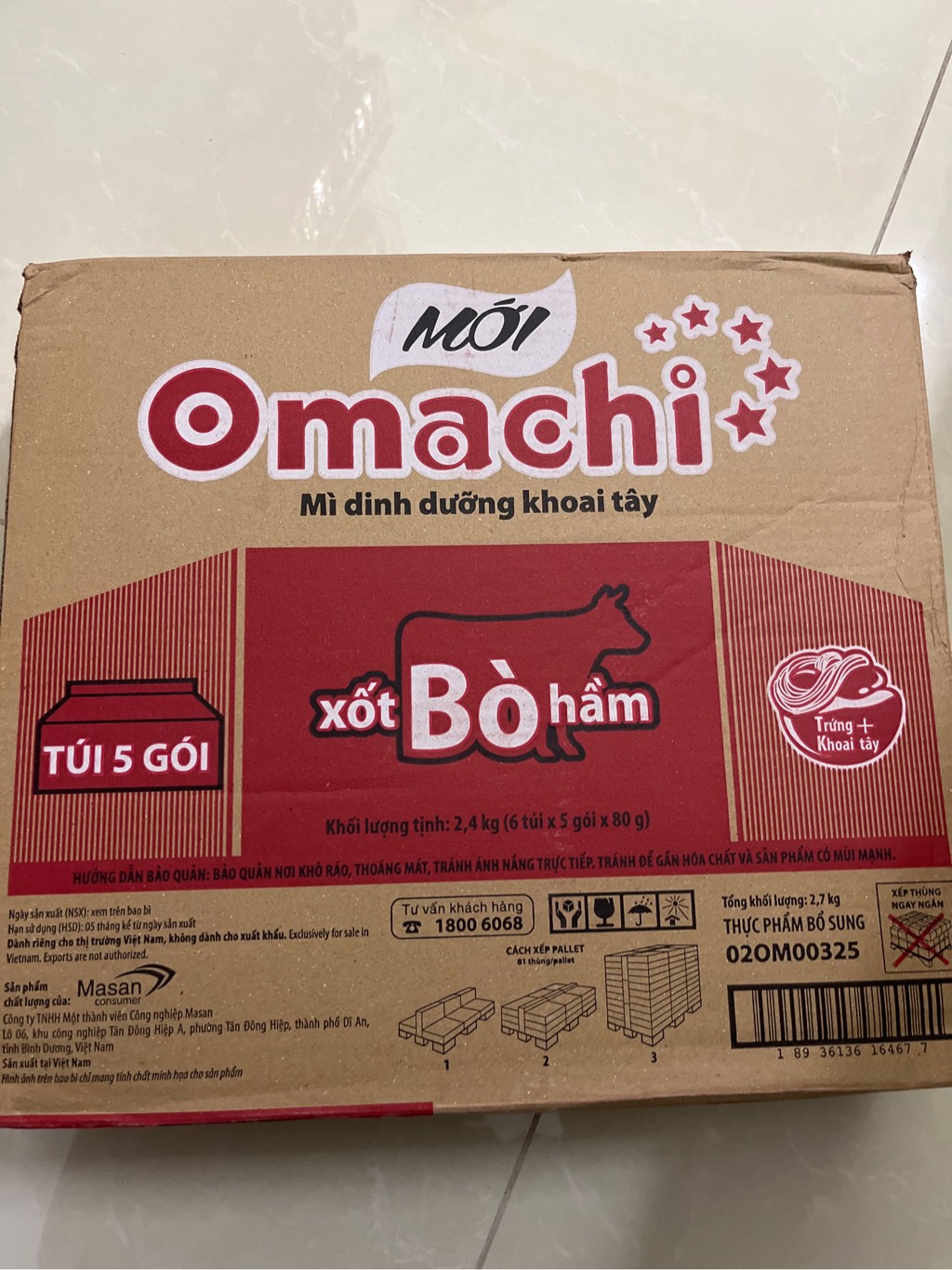 Mì tôm Omachi